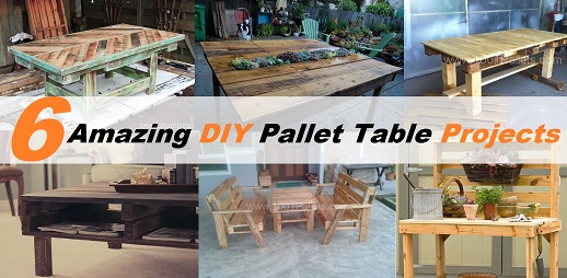 6 Amazing DIY Pallet Table Projects - Image 1