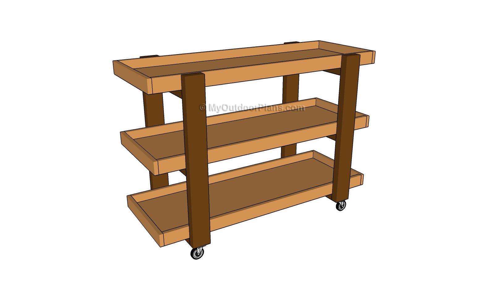 STORAGE CART PLANS woodworking plan