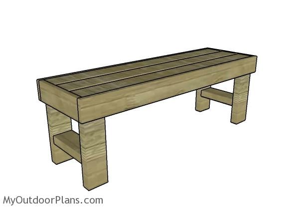 EASY TO BUILD BENCH PLANS - Image 1