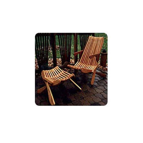 Woodworking Project Paper Plan to Build Smooth Folding Lawn Chair - Image 1