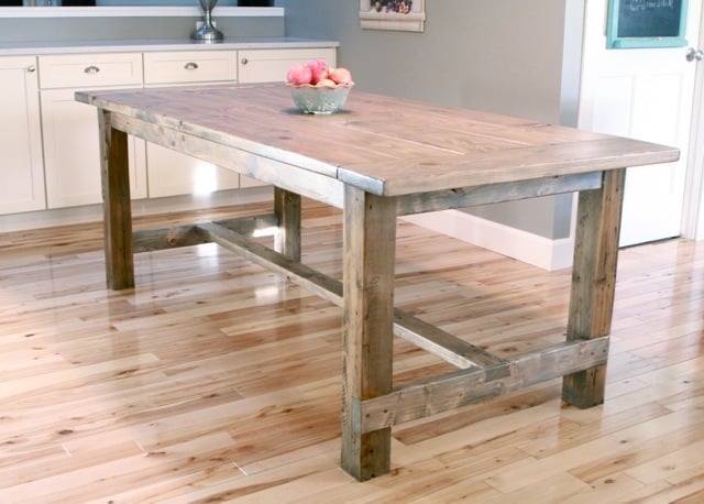 Farmhouse Table – Updated Pocket Hole Plans - Image 1