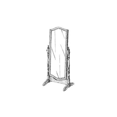Woodworking Project Paper Plan to Build Cheval Mirror - Image 1