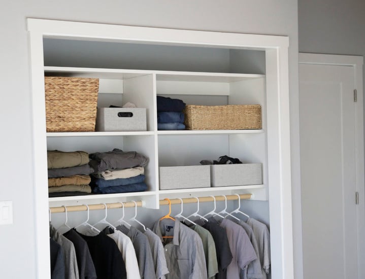 Horizontal Closet Organizer woodworking plan
