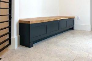 Built-In Mudroom Bench woodworking plan