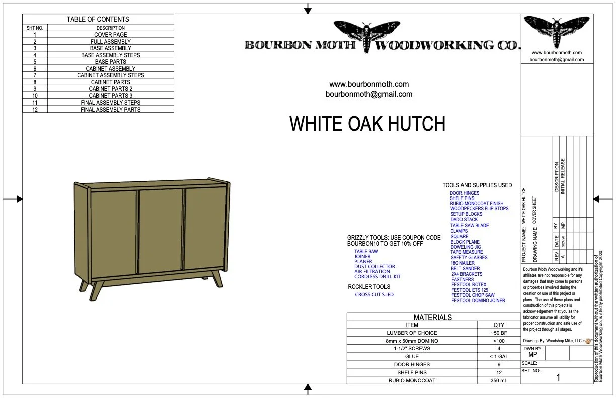 Mid-Century Dining Hutch Plans woodworking plan