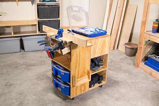 Kreg Pocket-Hole Jig Work Center woodworking plan