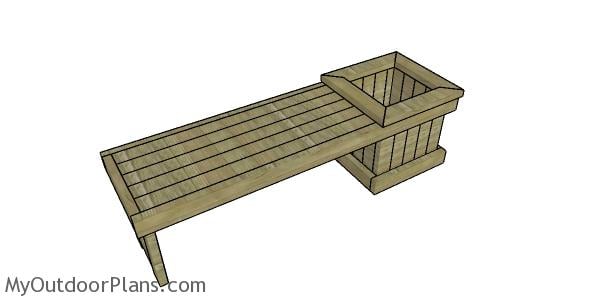 2×4 PLANTER BENCH PLANS - Image 1