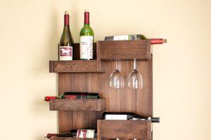 Wall Mounted Wine Bar - Image 1