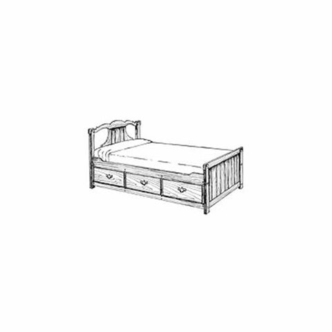 Woodworking Project Paper Plan to Build Captain’s Bed - Image 1