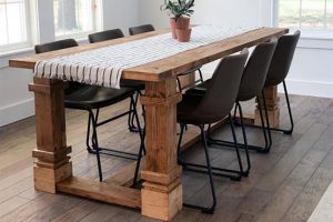 DIY Modern Farmhouse Dining Table - Image 1