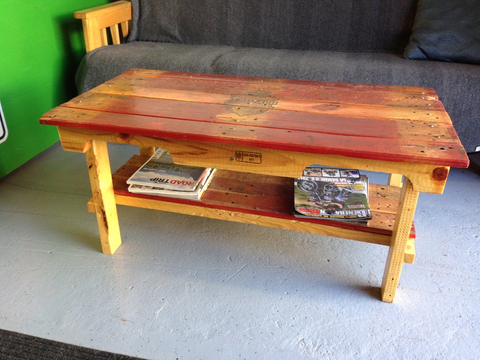 Nice Pallet Coffee Table woodworking plan