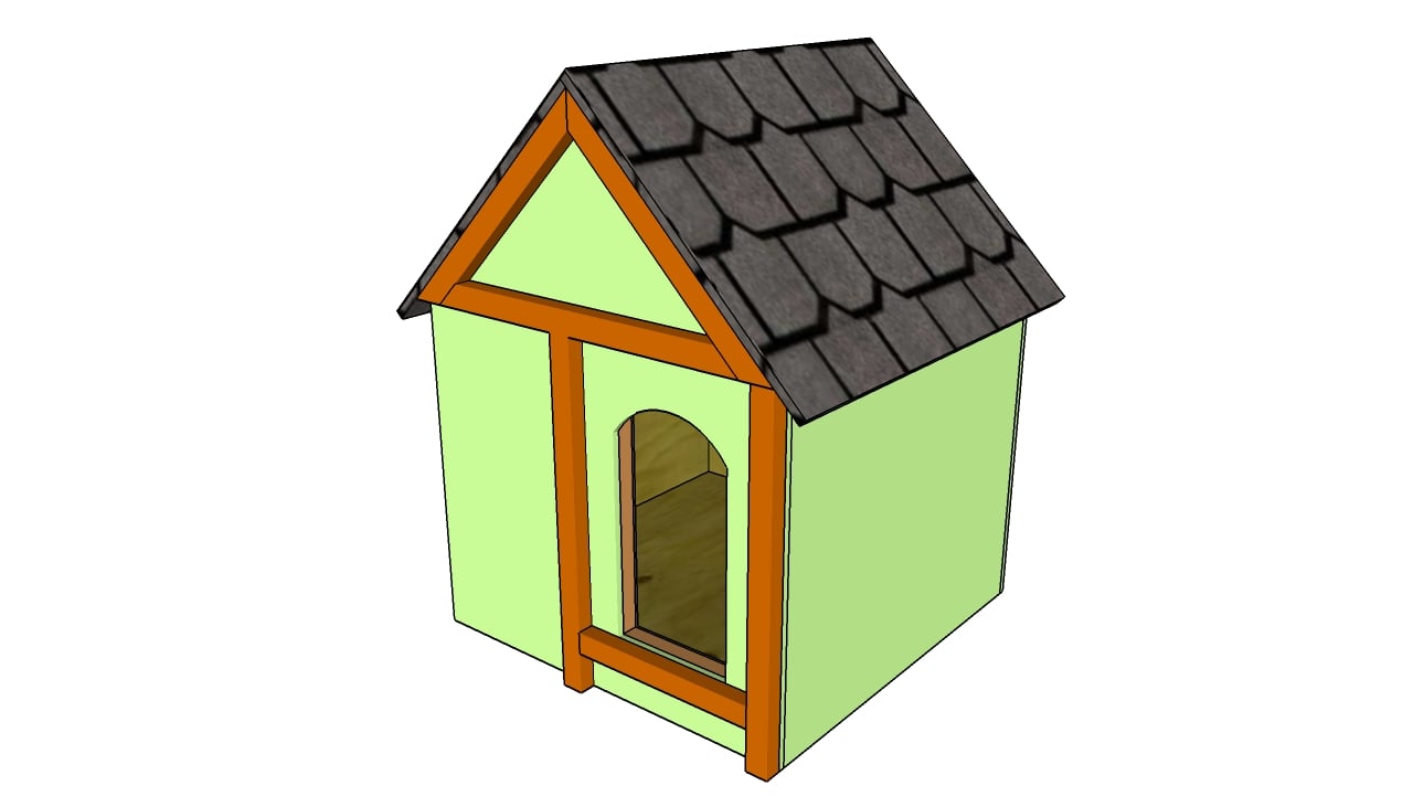 INSULATED DOG HOUSE PLANS woodworking plan