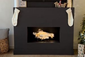 Concrete Faux Fireplace - Image 1