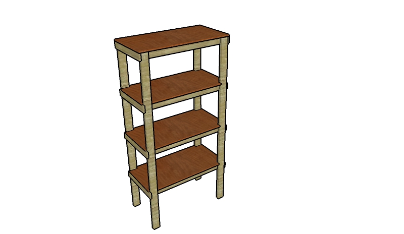 HOW TO BUILD GARAGE SHELVES woodworking plan