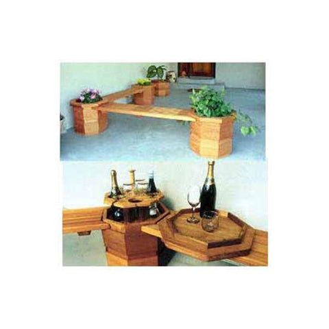 Woodworking Project Paper Plan to Build Octagonter Benches woodworking plan