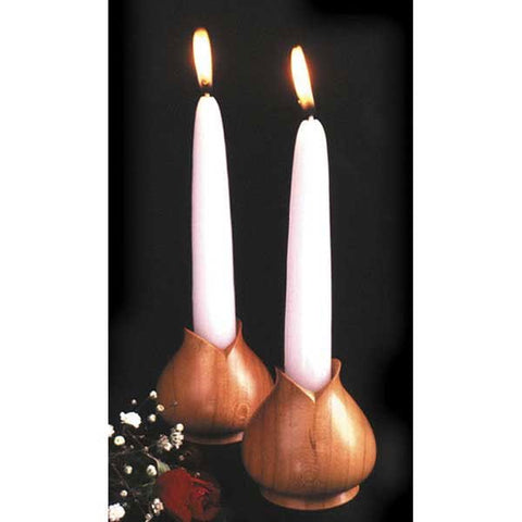 Woodworking Project Paper Plan to Build Turned Candleholders woodworking plan