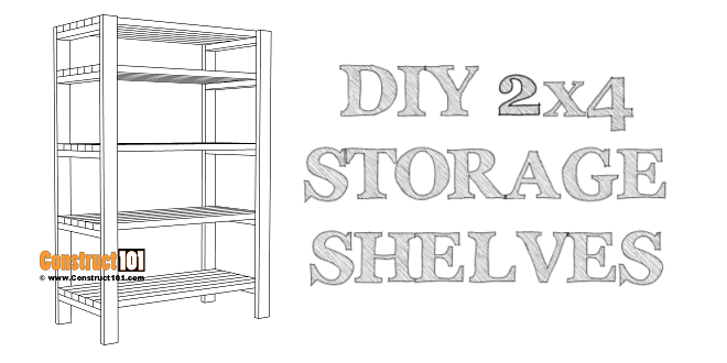 DIY 2×4 Storage Shelves – Free Plans - Image 1