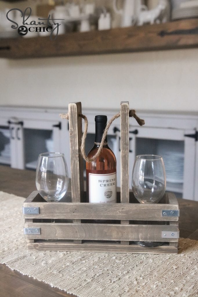 DIY Wine Caddy and YouTube Video! woodworking plan