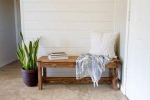 Farmhouse Storage Bench - Image 1