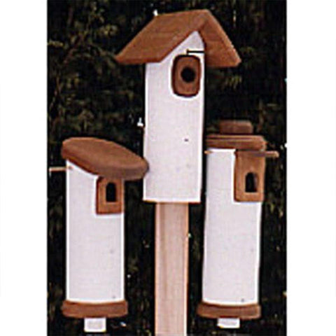 Woodworking Project Paper Plan to Build PVC Bluebird Houses - Image 1