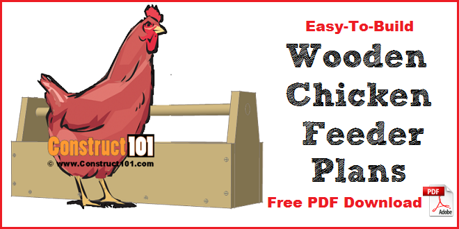 Wooden Chicken Feeder Plans – Free PDF Download - Image 1