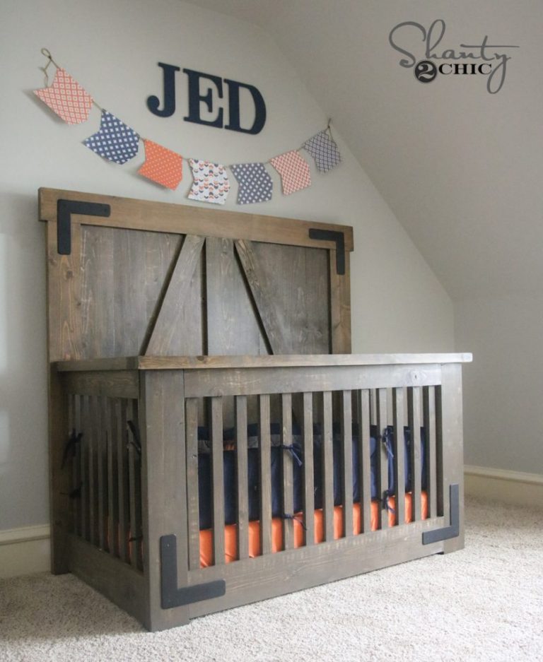 DIY Farmhouse Crib - Image 1
