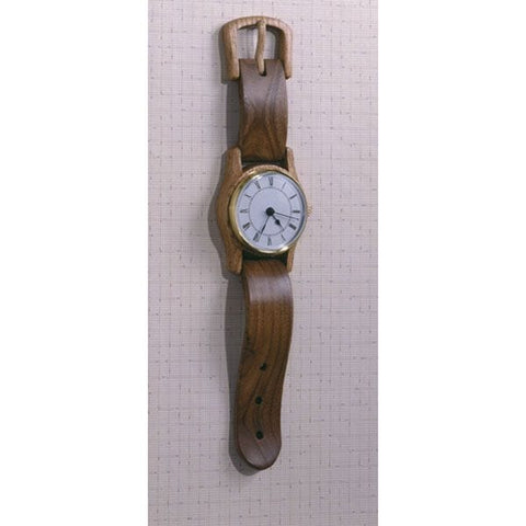 Woodworking Project Paper Plan to Build Wall-hung Wristwatch - Image 1