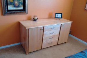 Maple Combination Dresser and Craft Cabinet - Image 1