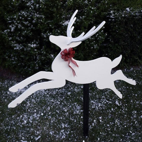 Woodworking Project Paper Plan to Build Dashing Deer - Image 1