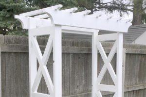 X Arbor with Bench - Image 1