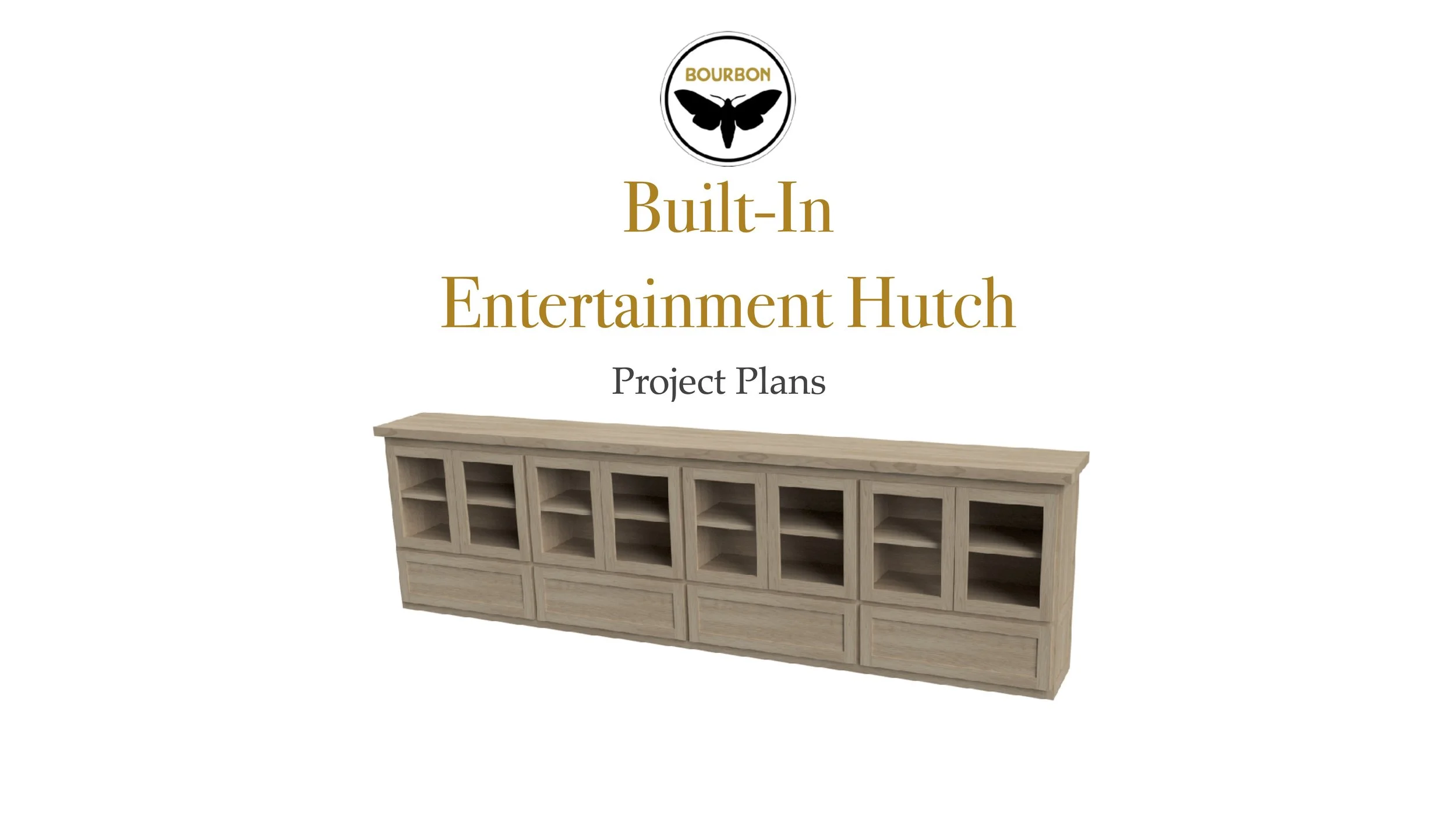 Built-In Entertainment Hutch Plans woodworking plan