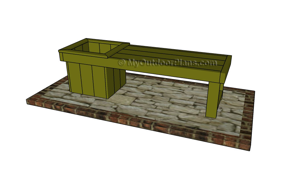 HOW TO BUILD A PLANTER BENCH - Image 1