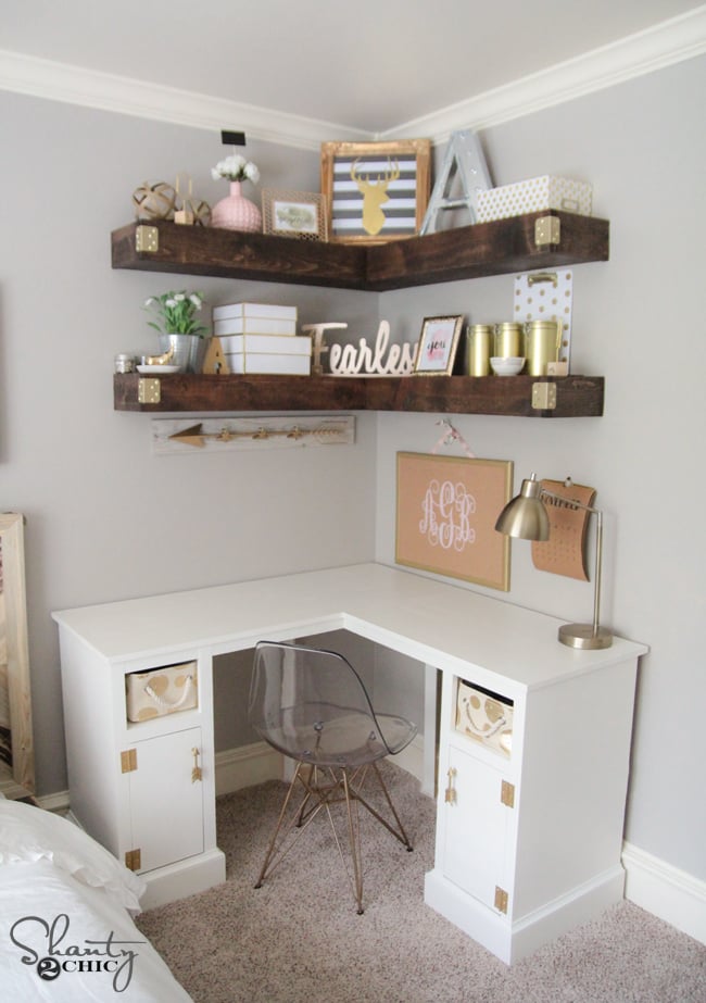 DIY Floating Corner Shelves - Image 1