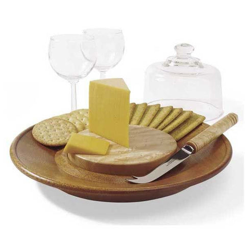 Woodworking Project Paper Plan to Build Domed Snack Set - Image 1
