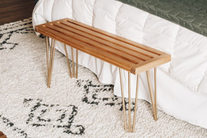 DIY Bench with Hairpin Legs - Image 1