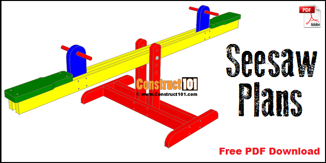 Seesaw Plans – Step-By-Step – Material List - Image 1