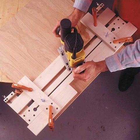Downloadable Woodworking Project Plan to Build Fail-Safe Router Jig woodworking plan