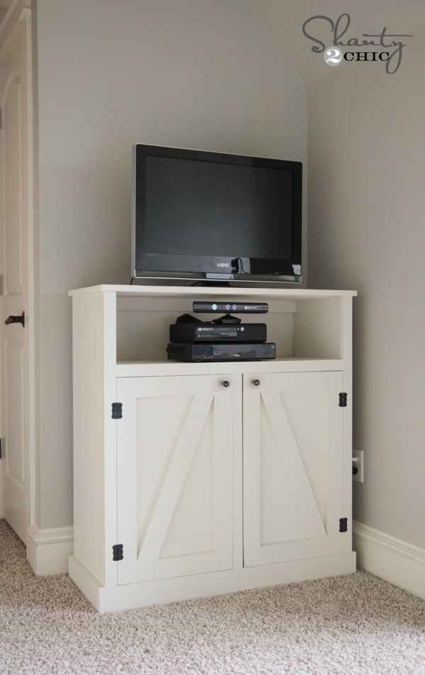 DIY Barn Door Media Console - Image 1