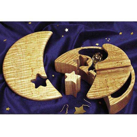 Woodworking Project Paper Plan to Build Lunar Jewelry Box - Image 1