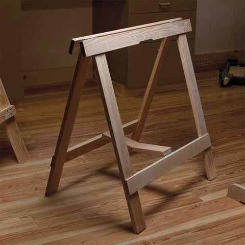 Woodworking Project Paper Plan to Build Sawhorse Roundup - Image 1