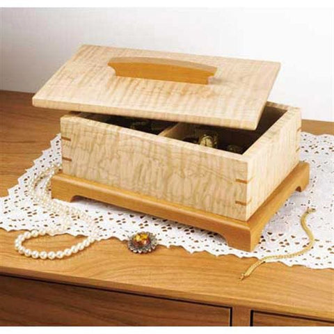 Woodworking Project Paper Plan to Build Secret-Compartment Jewelry Box woodworking plan