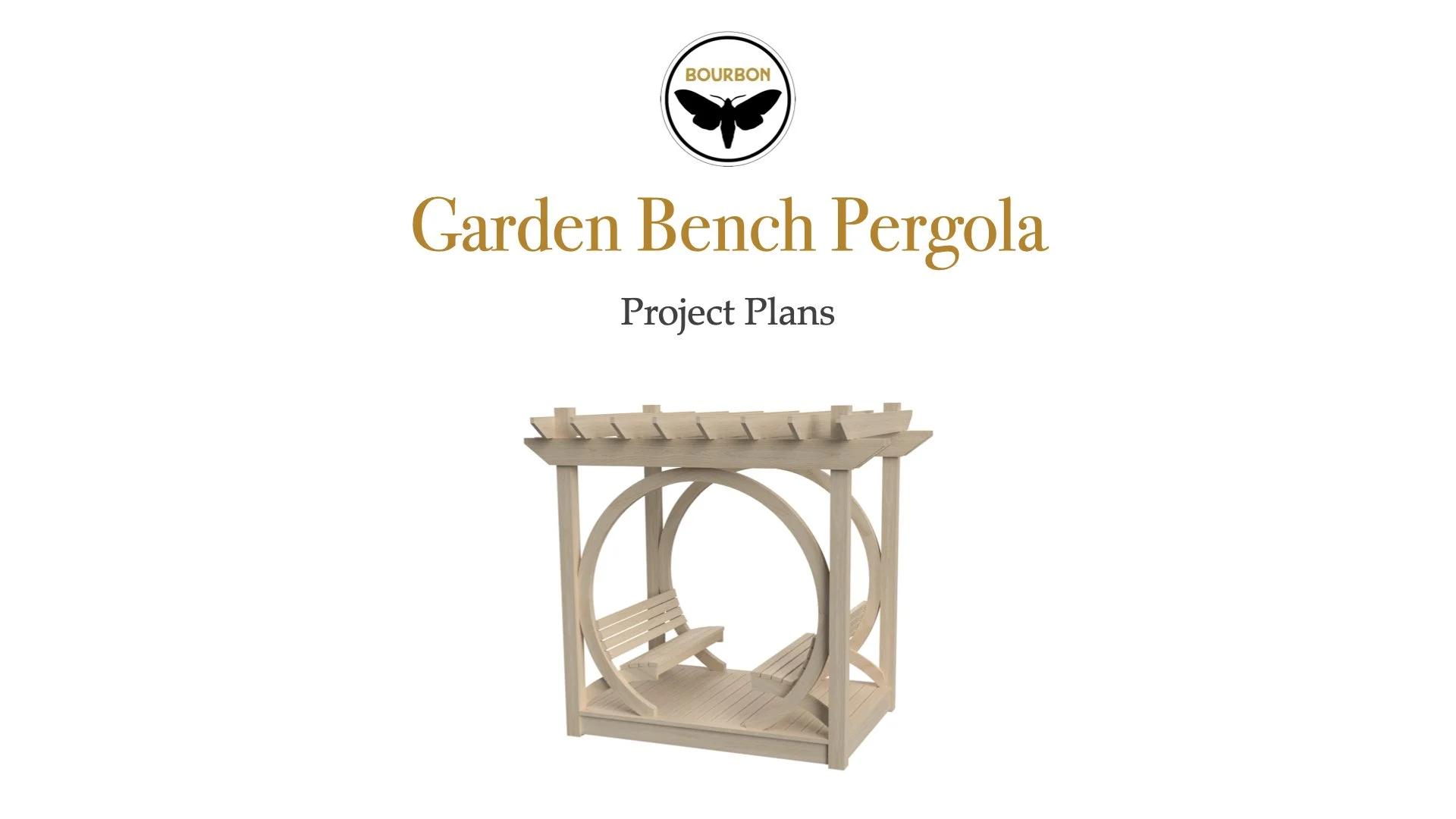 Garden Bench Pergola Plans woodworking plan