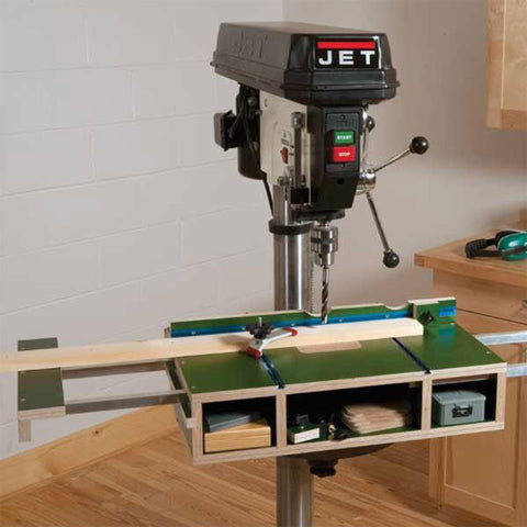 Woodworking Project Paper Plan to Build Drill Press Table - Image 1