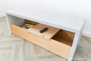 Modern Coffee Table with Storage - Image 1