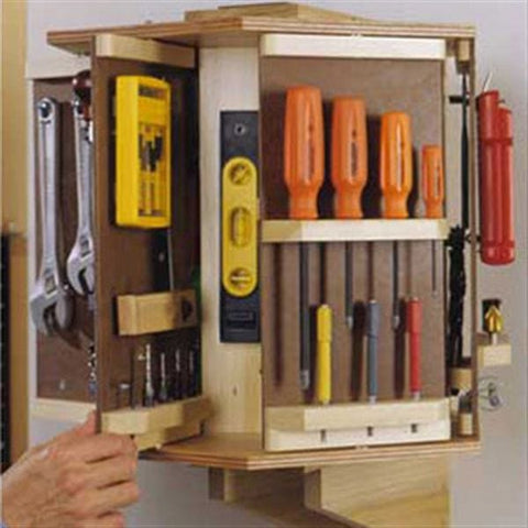 Woodworking Project Paper Plan to Build Tool Carousel woodworking plan