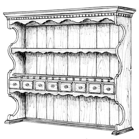 Welsh Hutch Plan woodworking plan