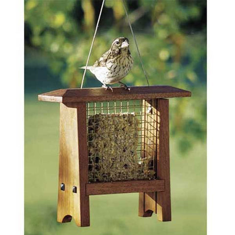 Woodworking Project Paper Plan to Build Suet Bird Feeder - Image 1