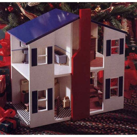 Woodworking Project Paper Plan to Build Open House Doll House woodworking plan