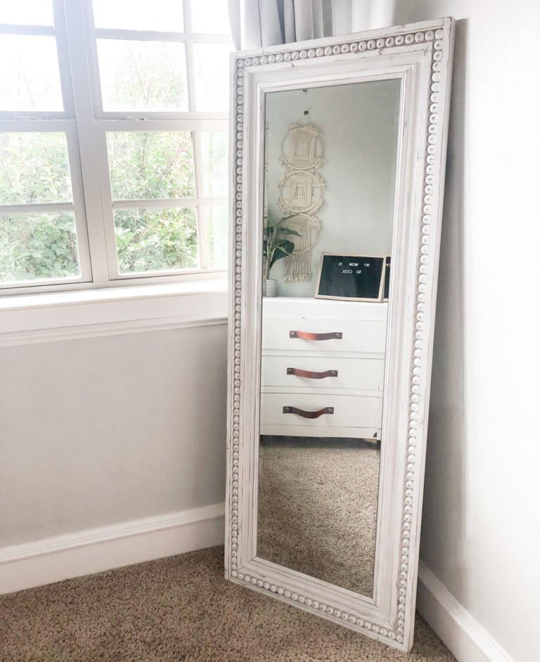 DIY Rustic Chic Full Length Mirror - Image 1