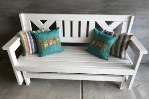 Farmhouse Outdoor Glider Bench - Image 1